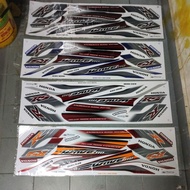 Stiker body wave 110 rs110 (1) black red sticker stripe wave 110r wave 110rs wave110 wave 110r 110rs