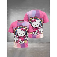 Summer Men's Jersey Women's Short Sleeves Man Jersey Top Jersey Hello Kitty Jersey Sport Women's Jer