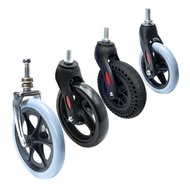 通用轮椅助行器购物车四轮车坐便椅小轮前轮配件6寸8英寸轮Universal wheelchair walker shopping cart four-wheeler toilet aigs466200