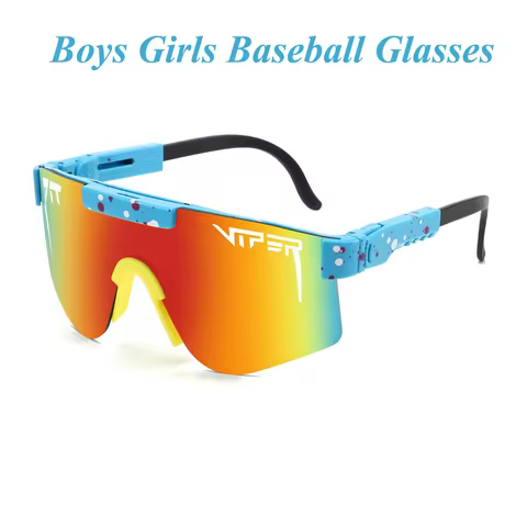 Age 5-16 Boys Girls PIT VIPER Sunglasses Youth Outdoor Baseball Shades Cycling Glasses Kids Softball