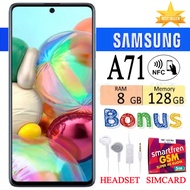 Samsung Galaxy A71 / a71 NFC RAM 8 GB ROM 128 GB FULLSET BerGaransi - FREE SIMCARD