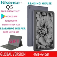 ♤Google play Hisense Q5 reader tablet PC Phone RLCD 10.5 inch ink screen reader student e-book learning 4G LTE mobile ph