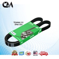 LUCAS FAN BELT FOR NISSAN TEANA 2.5 7PK1701 / TEANA 2.0 6PK1212