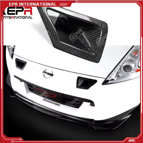 For Nissan 370Z Z34 Tuning Carbon Fiber Front Bumper Air Duct Set For Nissan 370Z Z34 Car Styling