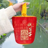 Money Bag Money Bag 2026 Portable Bucket Cloth Bag Ingot Money-making Portable Money-making Handbag 