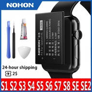 NOHON Battery แบตเตอรี่ For Apple Watch Series 1 2 3 4 5 SE 6 7 8 SE2 Replacement Batteries For iWat
