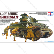 TAMIYA 1/35 US Medium Tank M4A3 Sherman 75mm Gun Late Production (Frontline Breakthrough) 35250