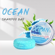 Fresh ocean fragrance shampoo soap, plant-based shampoo soap, sea salt soap, deep cleaning, oil remo