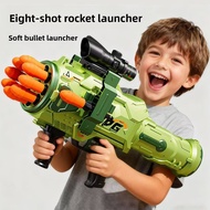 Eight Burst RPG Rocket Launcher Sponge Soft Bullet Rocket Launcher Simulation Rocket Launcher Boy To