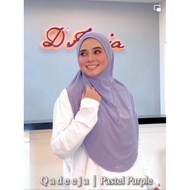 Dhaja Qadeeja Pastle Purple Tudung Sarung  💯 Authentic