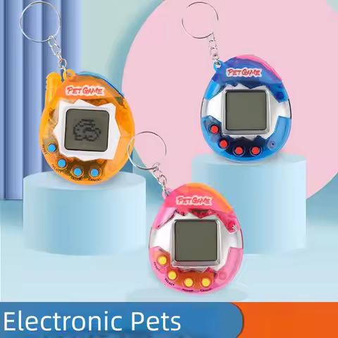 3Pcs Transparent Electronic Pets Tamagotchi 90S Nostalgic 168 Pets In One Virtual Cyber Digital Pet 