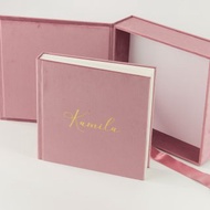 嬰兒相簿、寫真集、婚禮簽名冊、收納盒、絲絨封面