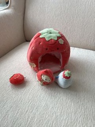角落生物草莓小屋毛絨玩具套裝