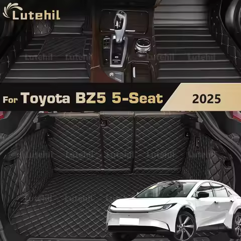 Car Floor Mats For Toyota BZ5 (5-Seat) 2025 Trunk mat Cargo Liner Protection Carpet Custom Floor Lin