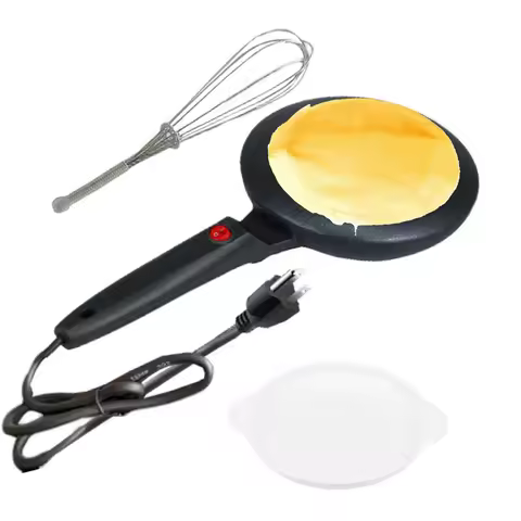 Automatic Pancake Maker Machine 600W Handheld Bake Pan Pancake Maker 7.87 In Non-stick Electric Panc