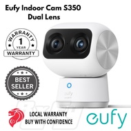 eufy Indoor Cam S350, Dual Cameras, 4K Resolution Camera with 8× Zoom and 360°, Baby Monitor, Dual-B