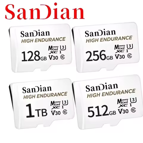 2026 High Endurance micro Tf SD Card V30 U3 C10 Professional Memory card for dash cam or home monito