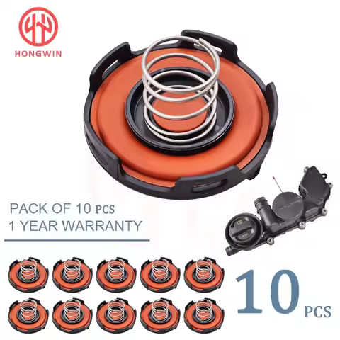 For 2021 Skoda Karoq Petrol 1.5 Manual New Engine Oil Seperator Breather Cover Repair Kit With Membr