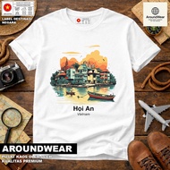 VIETNAMESE SOUVENIR T-SHIRT DA NANG WEAR NATIONALTAG ASAL COTTON 30S MATERIAL PREMIUM GIFT SOUVENIR