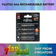 4 Pieces Fujitsu AA Rechargeable Battery (2550mAh)