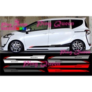 SIENTA CAR CUTTING STICKER TOYOTA SIENTA CAR STICKER LIST