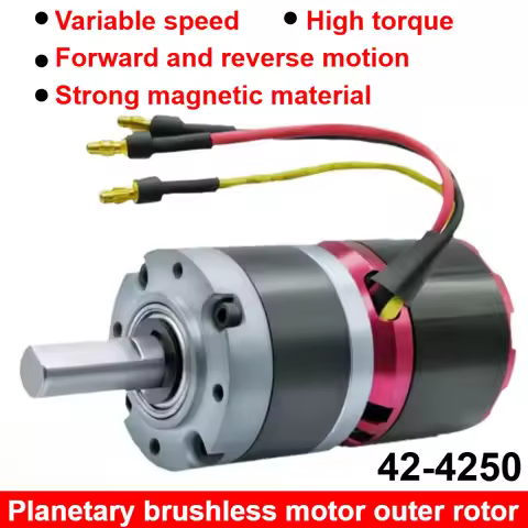 42-4250 brushless planetary reducer motor photovoltaic panel cleaning equipment remote control vehic