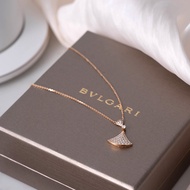 [99 New Style] Bvlgari/Bvlgari Women's Full Diamond Fan Necklace