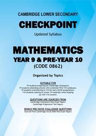 Lower Secondary Checkpoint Mathematics Year 9 & Pre-Year 10 Topical