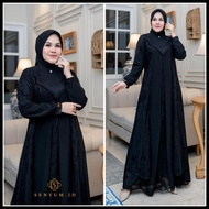 (Cod) Gamis Hijab Wanita Terbaru Model Simple Mewah Dan Elegan Telaris