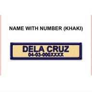 BOY SCOUT NAME AND SERIAL PATCHES