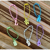 GANTUNGAN LETTER HANGERS LETTER HANGERS Bagcharm Keychain Ganci (RANDOM COLOR HANGED ON STOCK) CHARM