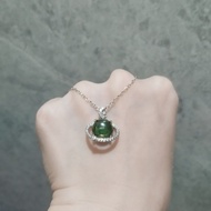 綠色星光石土星款吊墜（LS.GGS）