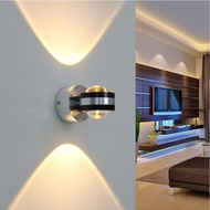 Lampu Hias Dinding Minimalis Wall Lamp LED 6W Warm White Tempel Tembok Mewah Elegan Keren Lampu Buat