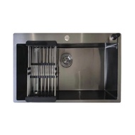 อ่างล้างจานฝัง 1 หลุม 80 ซม. TECNOPLUS รุ่น TNP 805022