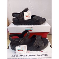 Skechers Foamies Arch Fit Footsteps Black Sandals