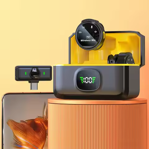 Wireless lavalier microphone J6 plug and play, seamlessly connecting video recording, on-site game r