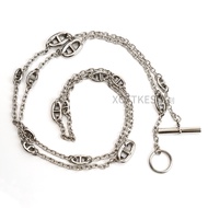 กระเป๋าคาดลำตัวแบบสะพายข้างแบบปรับเปลี่ยนได้ Kelly Evelyn Chain Strap Pig Nose Single Shoulder Cross