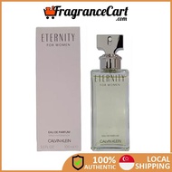 Calvin Klein Eternity EDP for Women (100ml/Giftset) [Brand New 100% Authentic Perfume FragranceCart] Eau de Parfum cK Eternal White