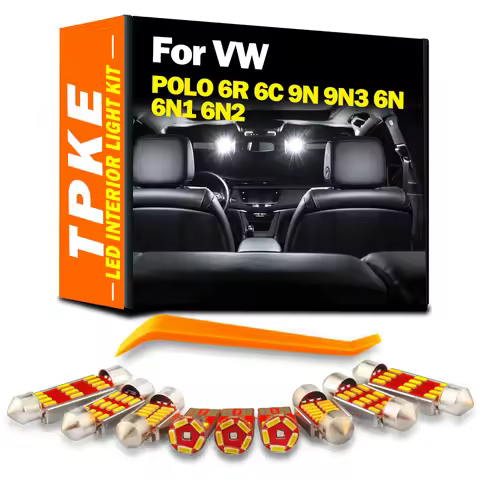 TPKE Canbus Signal Lamp Car Interior LED Bulb Kit For VW Volkswagen POLO 6R 6C 9N 9N3 6N 6N1 6N2 199