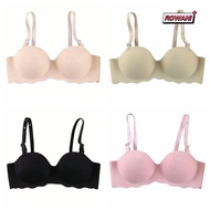 ROWAN1 Push Up Bras, Adjustable Candy Color Seamless Bra
