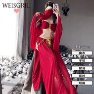 เซ็กซี่เทพธิดาอาหรับอียิปต์ Nile Night ฉากเต้นรําอินเดียเพื่อนเจ้าสาว COS Western Dance Girl เครื่อง