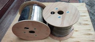 สาย OPTICAL FIBER DROP WIRE Flat 1 Core -1000 Meter ** Spec AWN Brand FUTECH**
