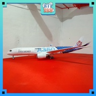 China Airlines Carbon Fiber Livery Airbus A350-900XWB Paper Model