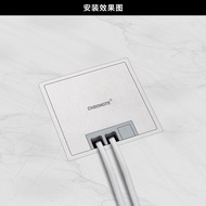 Dongte Pure Flat Socket Invisible Floor Hidden Floor Socket Socket Embedded Floor Socket Water Purif