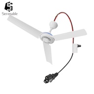 [Serenable] Portable Ceiling Fan, Easy to Carry, Mini Hanging Fan, Canopy Fan for Bedroom Gazebo