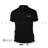 PLUS SIZE - Polo T Shirt Sulam Panasonic Electrical Appliances Aircon Kitchen Baju Sales Uniform Fashion Emroidery Jahit