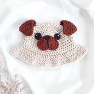 Crochet dog hat / knitted dog hat character hat