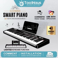 61 Keys Rechargeable Smart Piano Electronic Keyboard Foldable Portable Electronic Piano Keyboard Pac