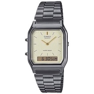 [CASIO] CASIO Ana-Digi Quartz Watch Vintage Series AQ-230GG-9A Unisex Dual Time Light Gold Overseas 