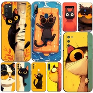 Case For Samsung Galaxy j2 pro 2018 j2 core j8 on8 Funny Cartoon Cat